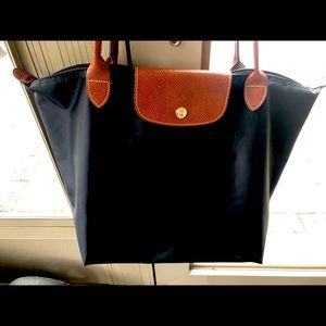 Le Pliage Longchamp black tote